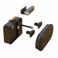 Fingerprint and password system drawer and cabinet lock thumbnail 4