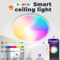 Tuya Wifi Smart Ceiling Light Led Bulb RGBCW 24W Dimmable Light Smart Life Works With Alexa Google Home thumbnail 1