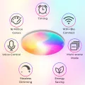Tuya Wifi Smart Ceiling Light Led Bulb RGBCW 24W Dimmable Light Smart Life Works With Alexa Google Home thumbnail 6
