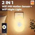 Tuya Wifi Nigh Bedroom Bathroom Room motion sensor led night light thumbnail 2