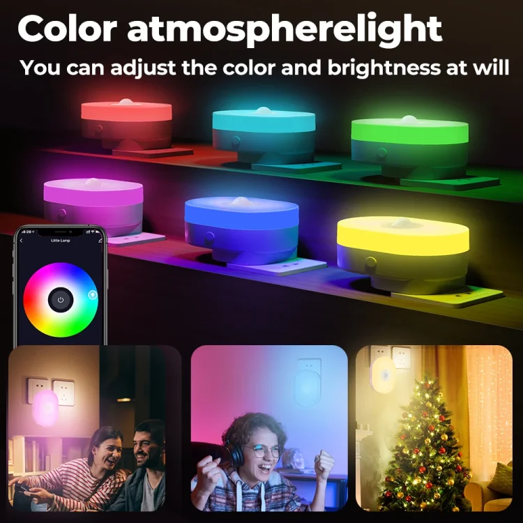 Tuya Wifi Nigh Bedroom Bathroom Room motion sensor led night light - ছবি 4