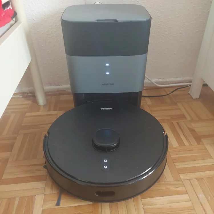 AIRROBO T20+ Self-Emptying Robot Vacuum Cleaner with Dry and Wet Mopping - ছবি 2