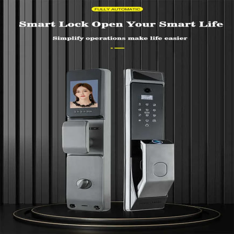 L25 WiFi Smart Door Lock with HD Peephole Camera & Biometric Access - ছবি 3