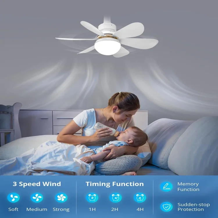 Intelligent Ceiling LED Fan Light with Remote - ছবি 2