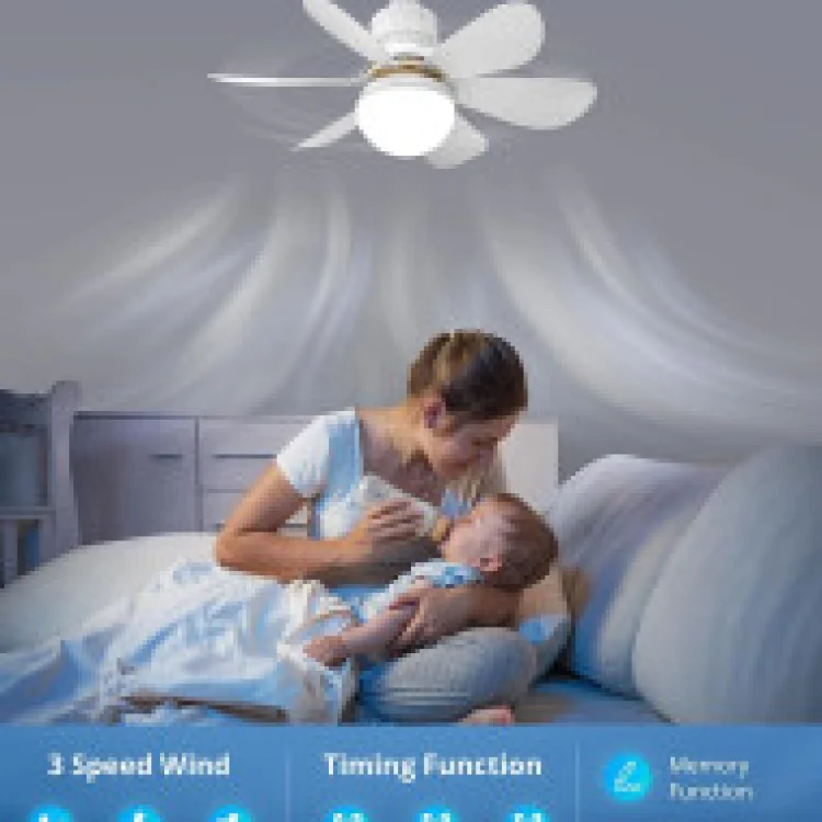 Intelligent Ceiling LED Fan Light with Remote - ছবি 6