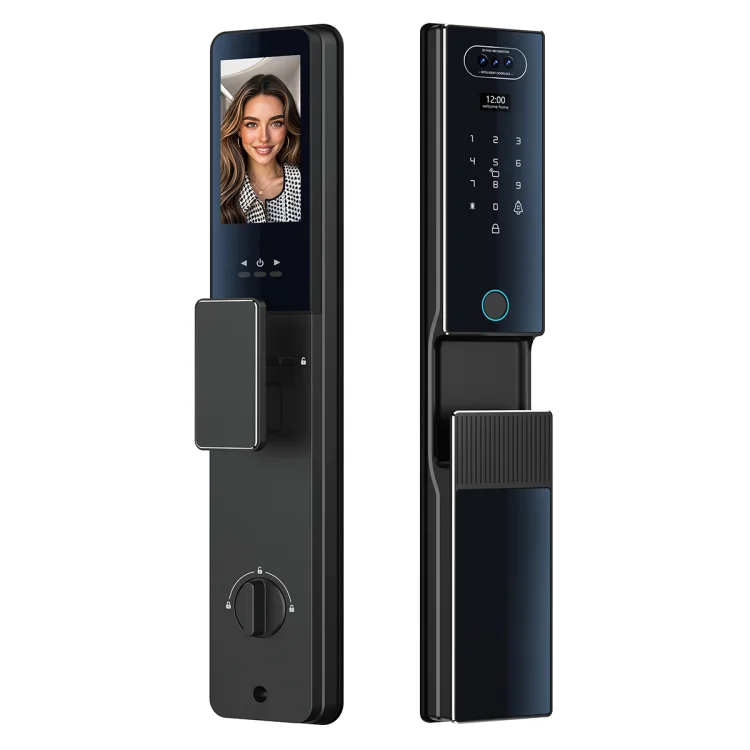 L13 Premium Professional Video Call Face Door Lock - ছবি 2