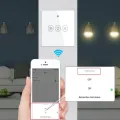 Wifi Smart Light Dimmer Switch Black thumbnail 2