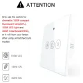 Wifi Smart Light Dimmer Switch Black thumbnail 3