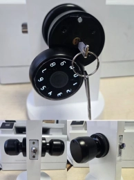 Smart Finger Print Card Key Bluetooth Bedroom Lock Best for Home