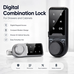 Digital Combination Lock for Drawers and Cabinets